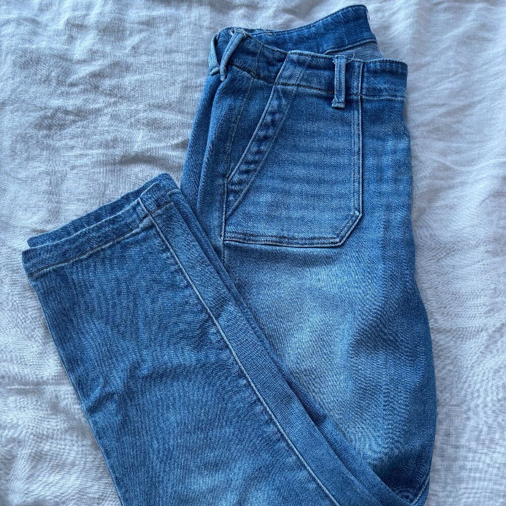 PAIGE Mayslie Straight Leg Ankle Jeans - Picture 2 of 12